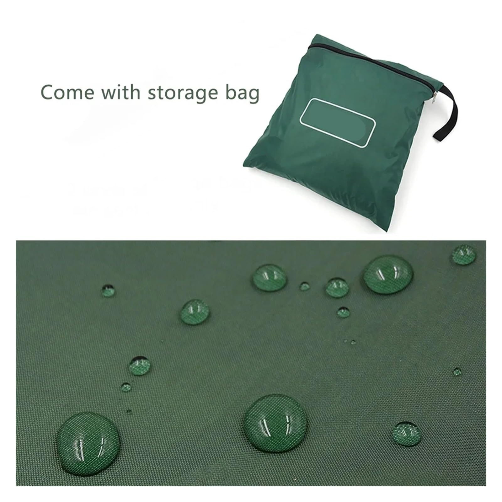 Bâche de camping imperméable pour touristique, auvent de jardin, de plage, pare-soleil d'extérieur ultraléger, abri de soleil, randonnée, randonnée (vert)