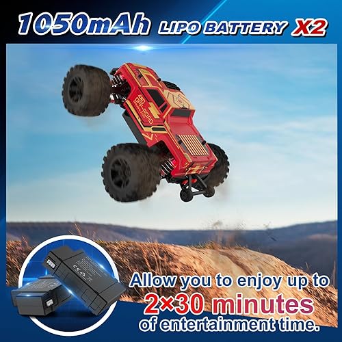 Miniatura 4 de JT20W 120 escala 4WD sin escobillas RC Car para adultos  45+ Kph Off-Road Hobby Truck 4x4, Buggy eléctrico, camión monstruo de control remoto, auto