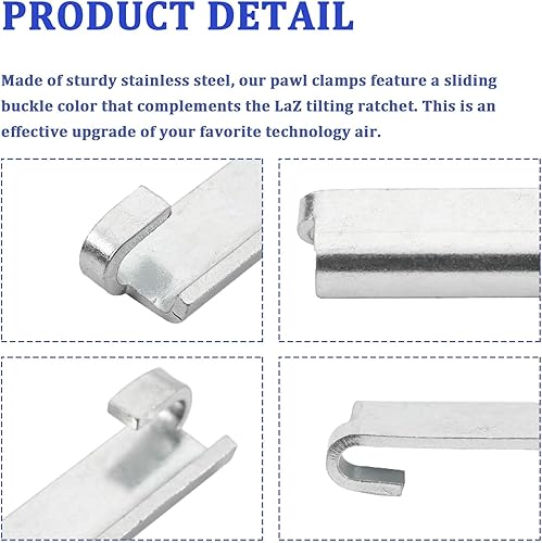 Miniatura 3 de Tapa de trinquete de acero inoxidable para La Z Boy Lazyboy reclinable Rocker Trinquete (juego de 4)