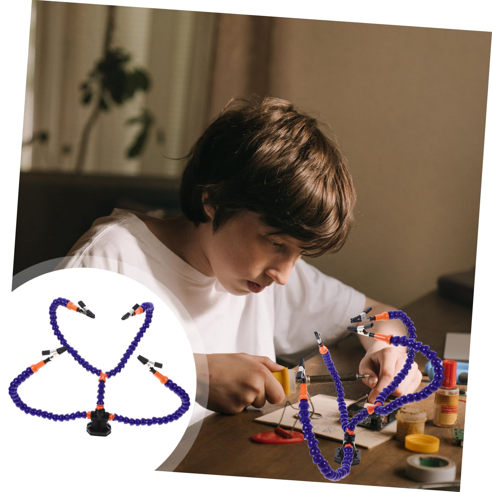 LIFKOME Third Hand Soldering Station Clamp for Welding Accessories Safety Material for Professionals