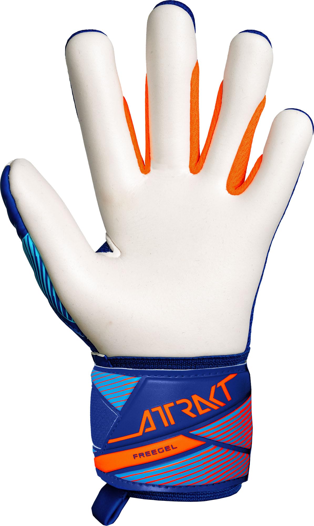 Reusch Gants de Gardien de But pour Enfants et Adolescents |Respirants | pour l'entraînement et Les matchs | Gazon Naturel et synthétique | Tailles 4 à 8 | Attrakt Freegel Advance Junior