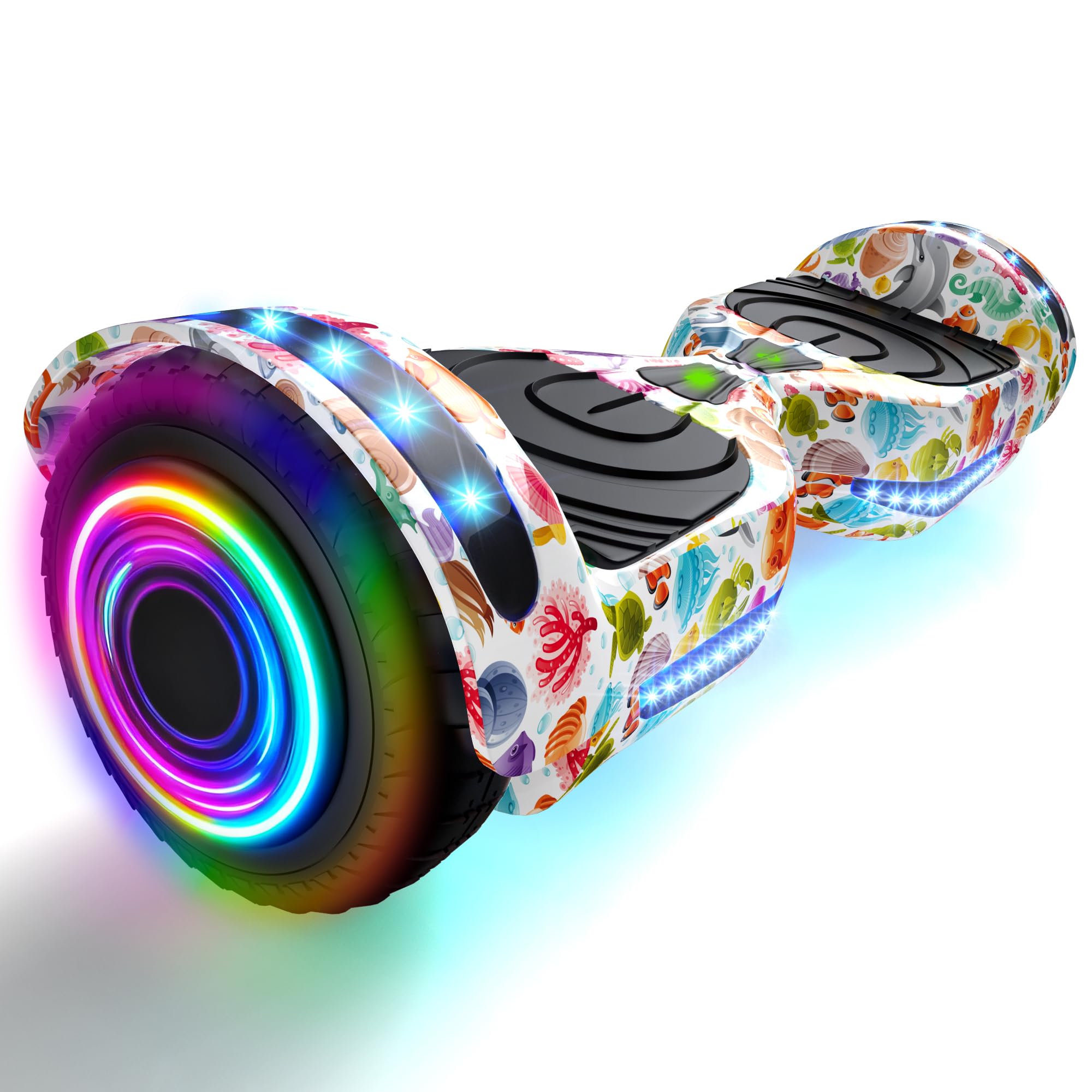Hoverboard Certified HS2 01 Bluetooth Flash Wheel with LED Light Self Balancing Wheel Electric Scooter