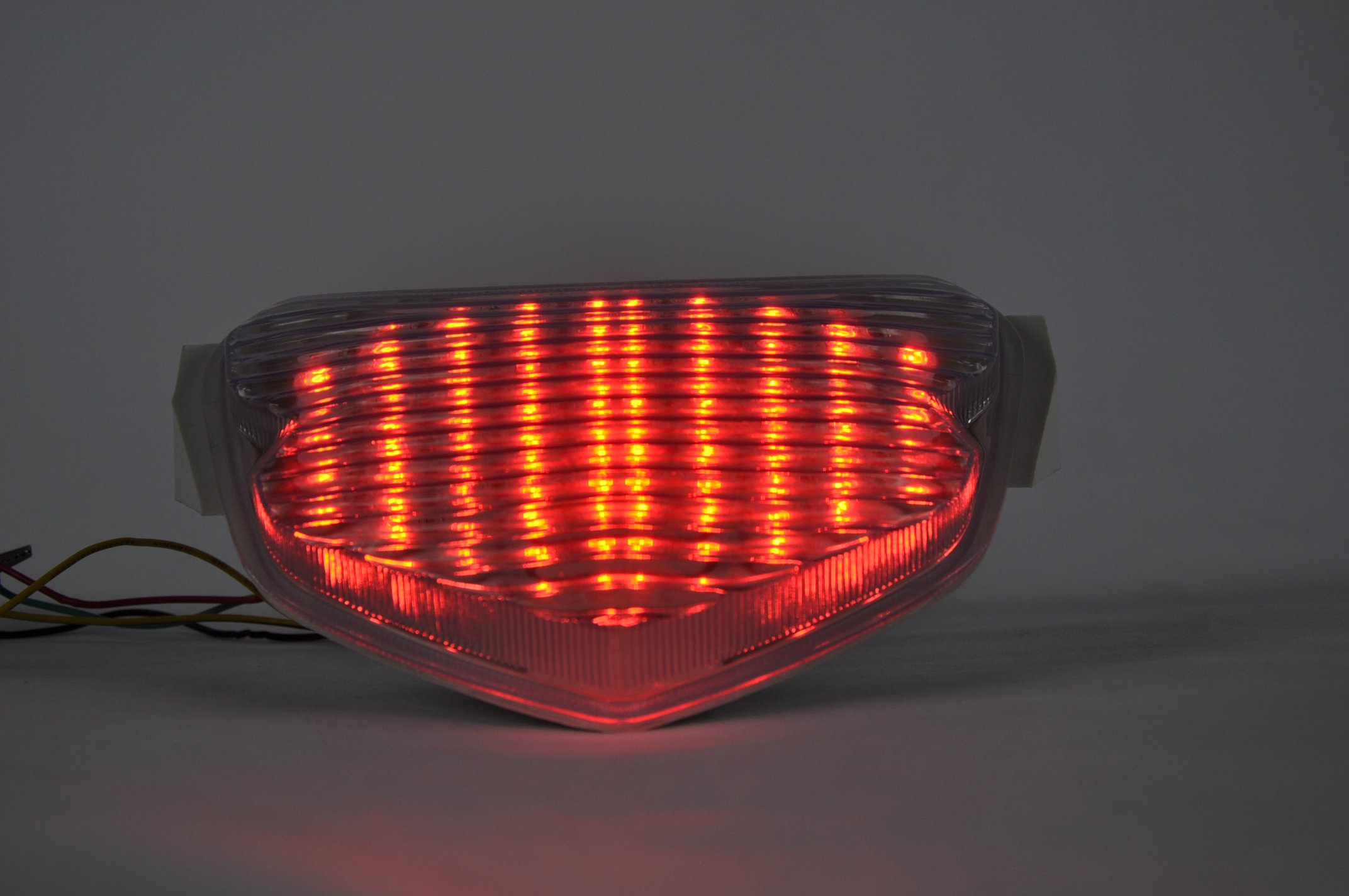 Motorcycle Tail Light Smoke LED Sequential Taillight with Integrated Turn Signal For SUZUKI 2004-2005 GSXR600/750