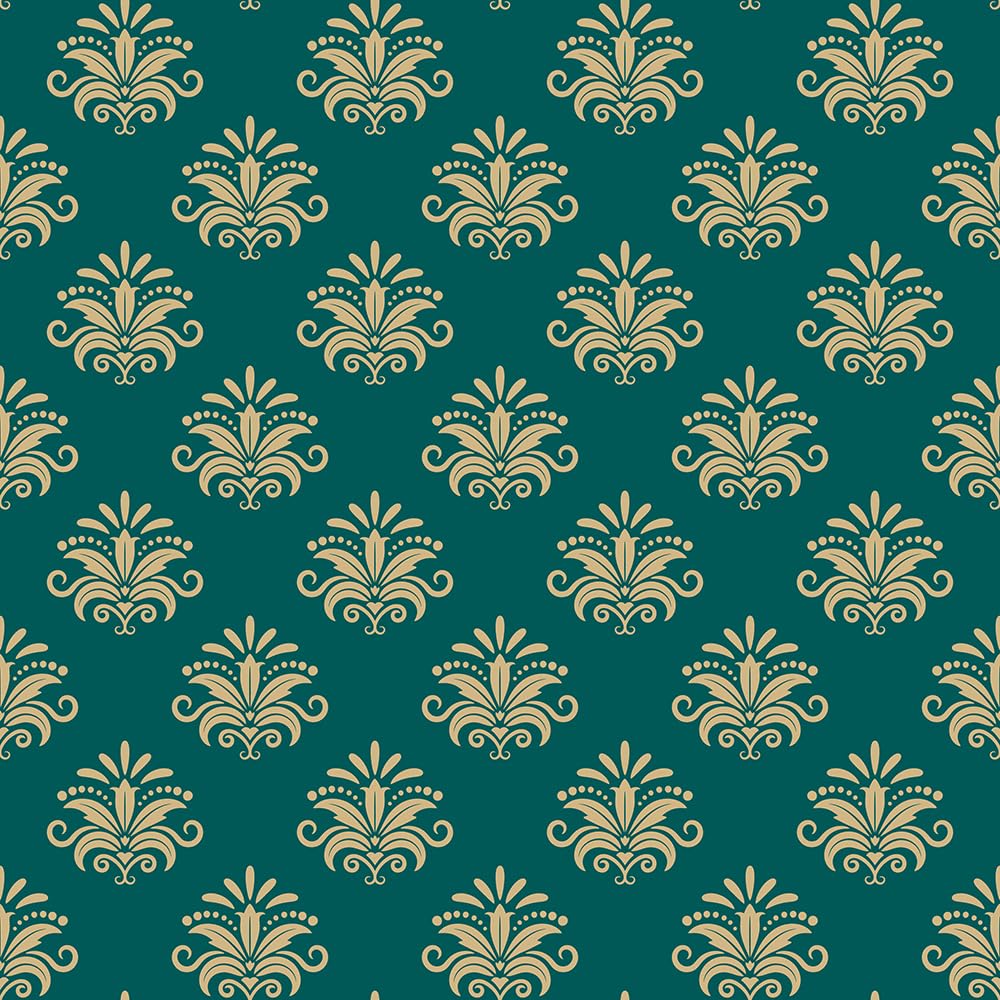 MOREYAJI Wall Stickers DIY Wallpaper (240 * 45CM) Gold Green Damask Luxury Self Adhesive Decals Living Room Bedroom Decoration (12Sq Ft) (B0CG2KRXBM) Amazon Price History, Amazon Price Tracker
