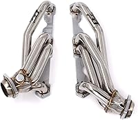 PG POWERGO 1-1/2" 304 Stainless Steel Shorty Headers for 88-95 Chevy C/K1500/2500 Silverado Sierra Tahoe - Polished Bolt-On Exhaust