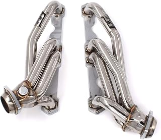 PG POWERGO 1-1/2" 304 Stainless Steel Shorty Headers for 88-95 Chevy C/K1500/2500 Silverado Sierra Tahoe - Polished Bolt-On Exhaust
