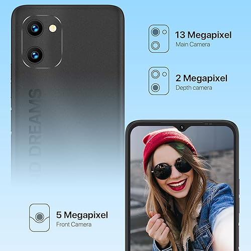 Miniatura 3 de UMIDIGI C1 Plus teléfono celular desbloqueado, 3 GB +32 GB 5150 mAh batería con 6.52 pulgadas de pantalla completa grande Smartphone Shining AG