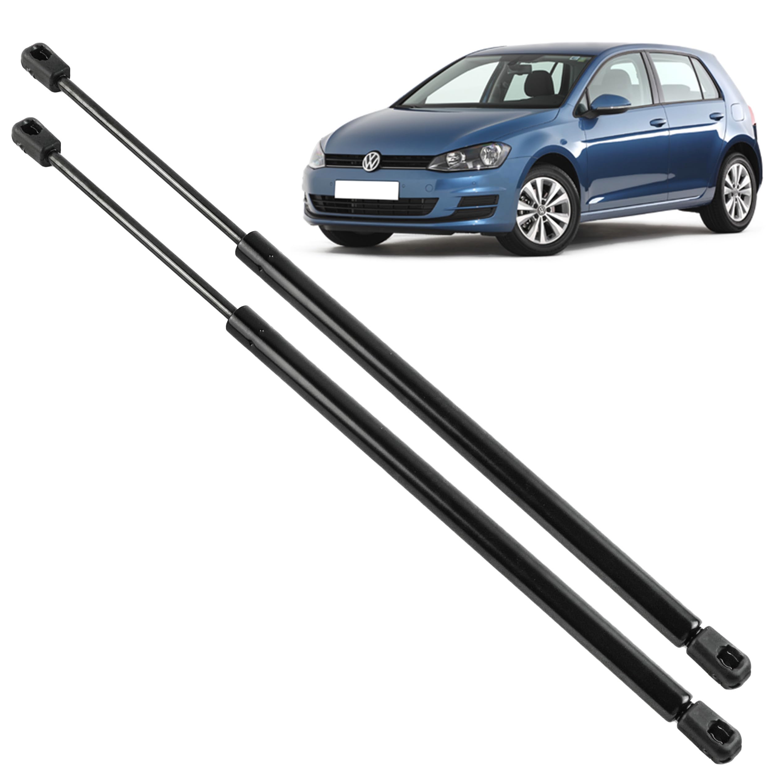 2 verins de coffre compatibles pour Golf 6 (2008-2013) Vérins de hayon | 5K6827550D, 5K6827550B