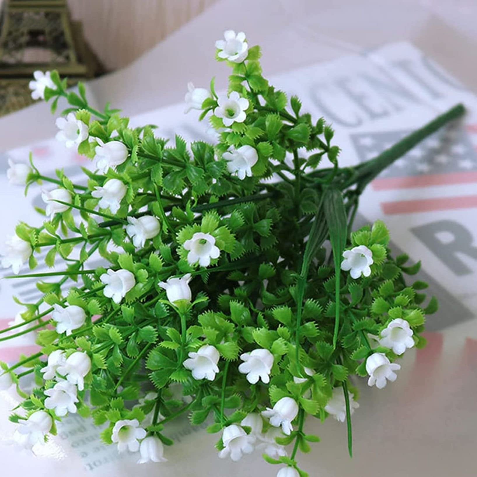 Amazon｜花束 造花 インテリア さゆり 枯れない花 アサガオ ジャスミン