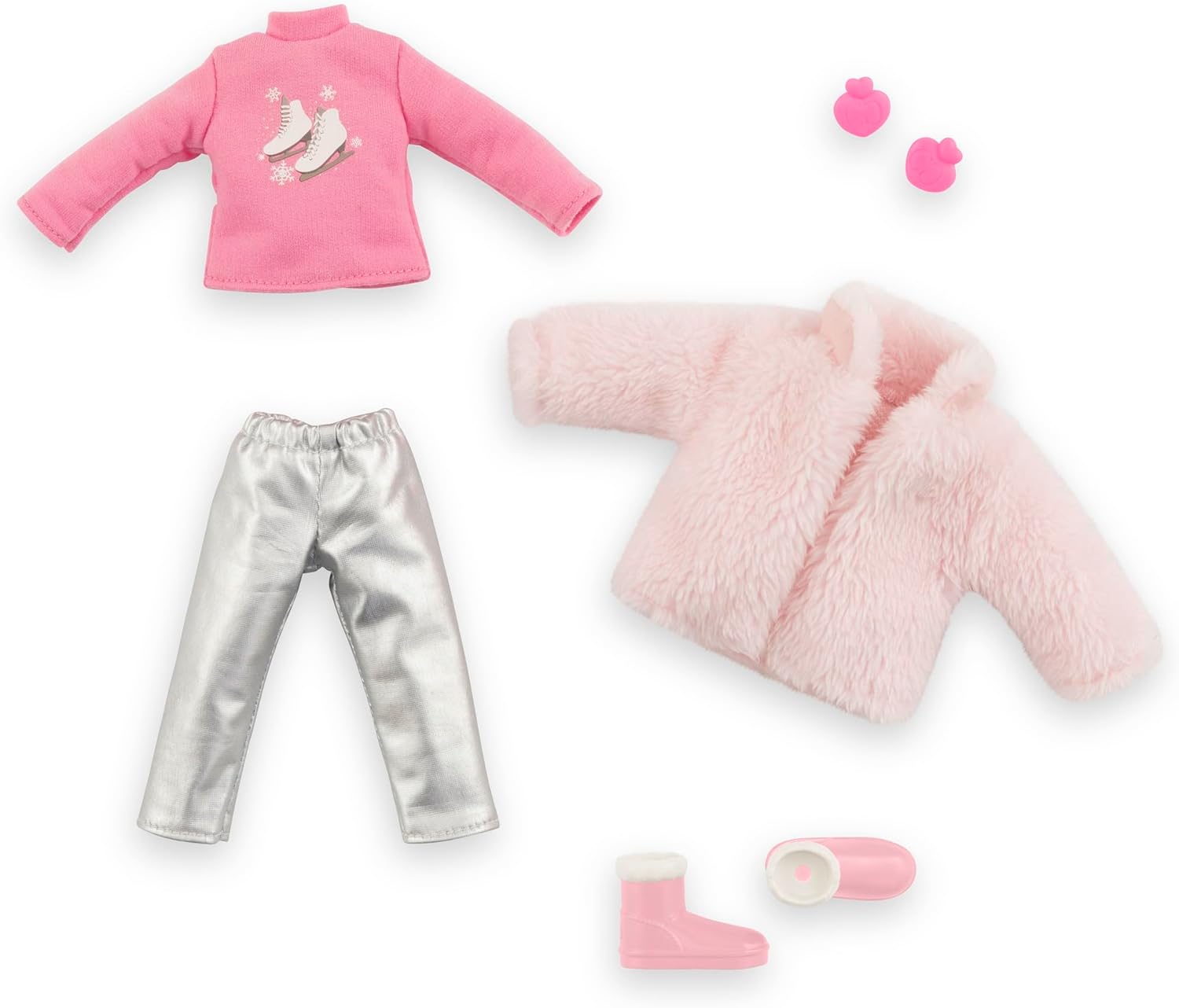 Corolle Girls Valentine in the Mountain Doll Set with 4 Accessories, 28 cm, from 4 Years