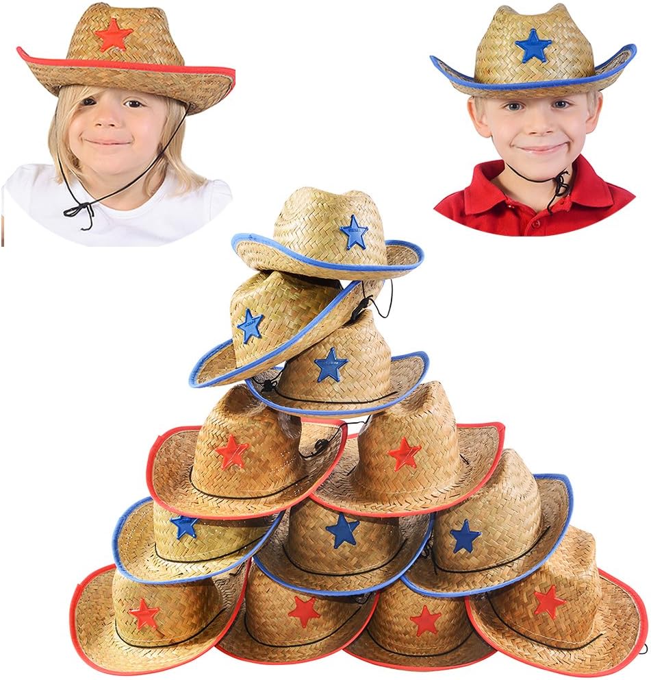 (Dozen Cowboy Hats) Funny Party Hats Cowboy Party Hats Sheriff
