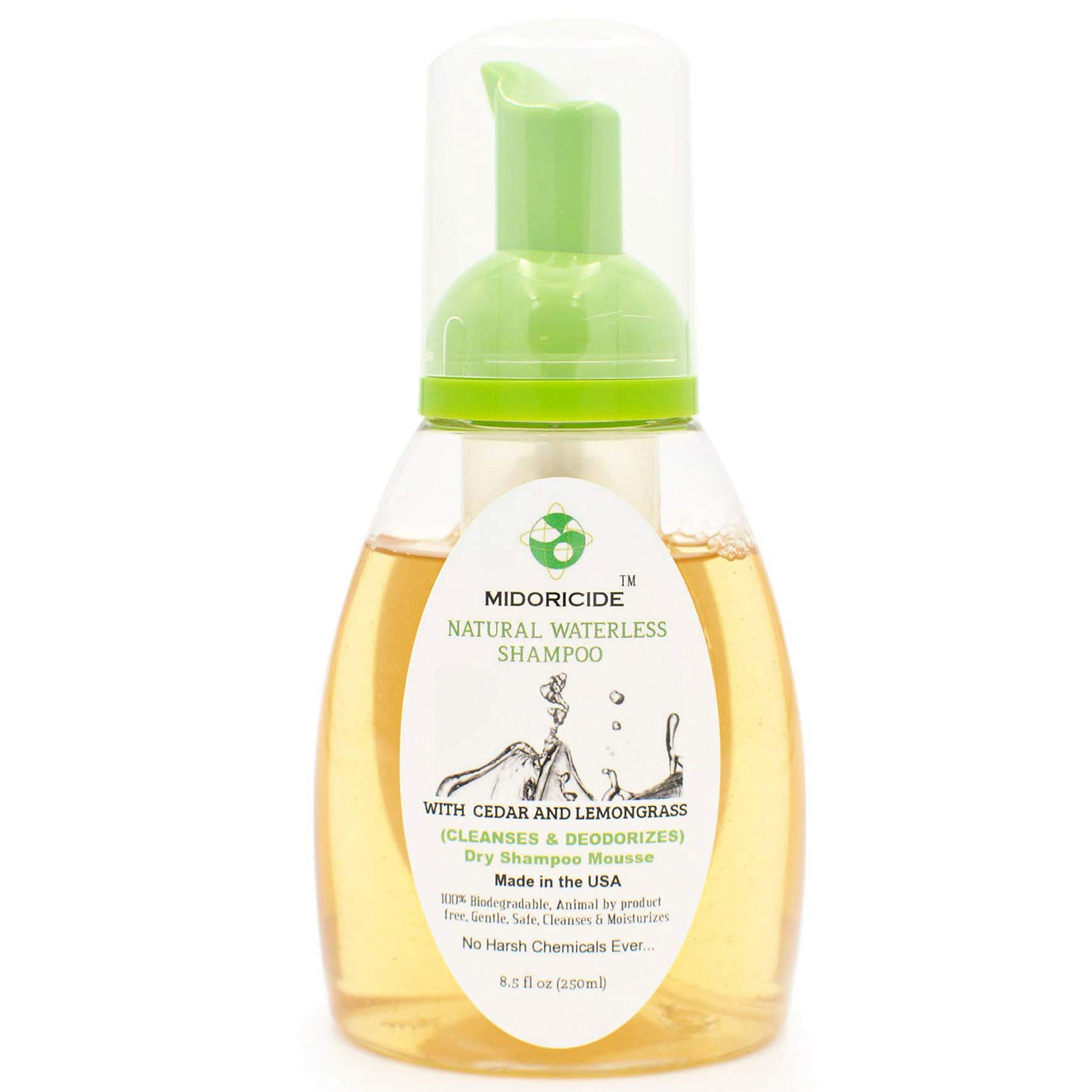 Midoricide RinseFree Dry Shampoo for dogs- Gentle Cleansing with Certified Organic Ingredients