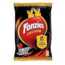 Fonzies, Fonzies Kings Edition Limited Edition Chips Tomato & Chili 100g