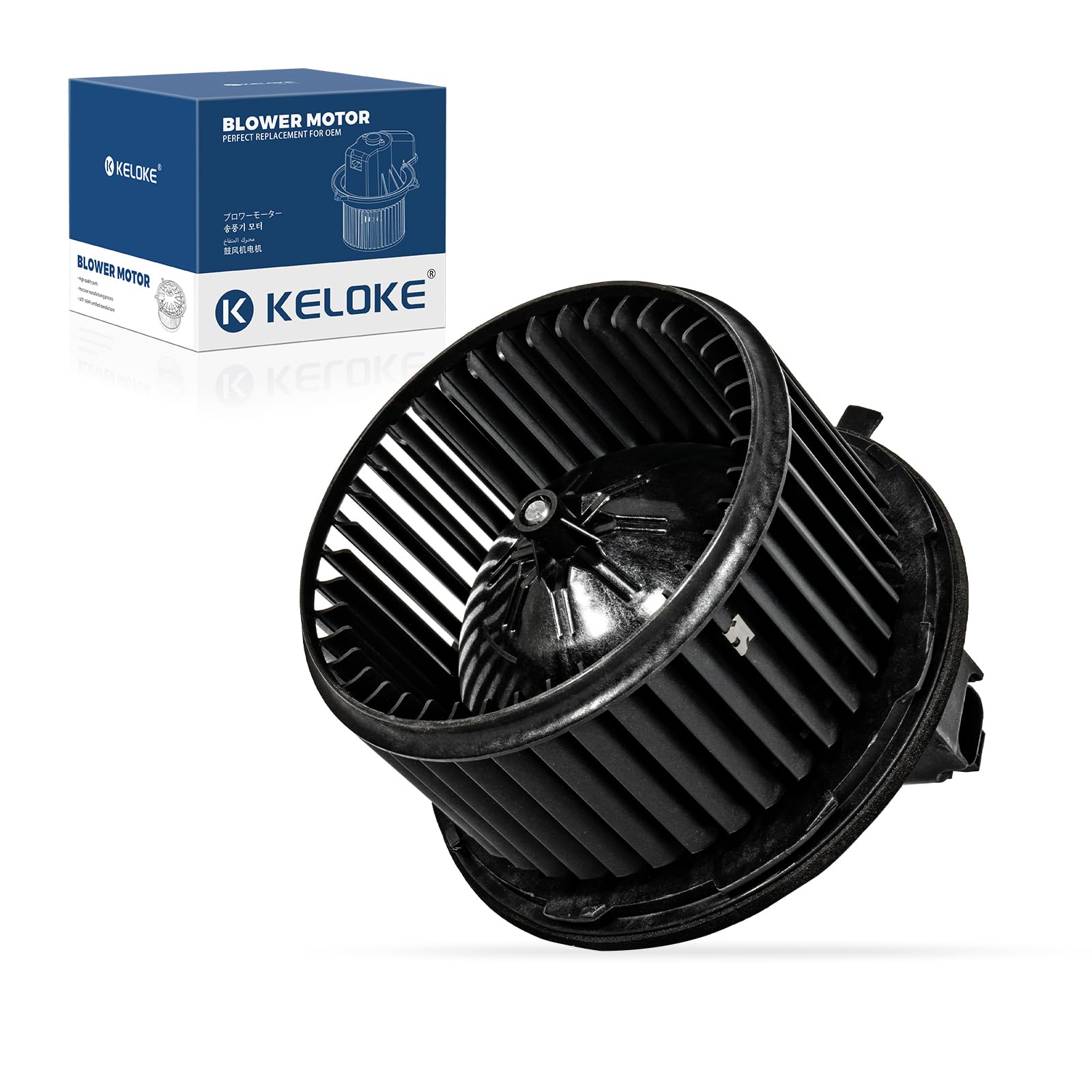 KELOKE Front HVAC Heater Blower Motor Fan for Chevrolet &amp; GMC &amp; Cadillac | 1999-2006 Silverado 1500 2500 3500, Tahoe &amp; Sierra 1500 2500 3500, Yukon &amp; Escalade, Replace# 700089 89019321