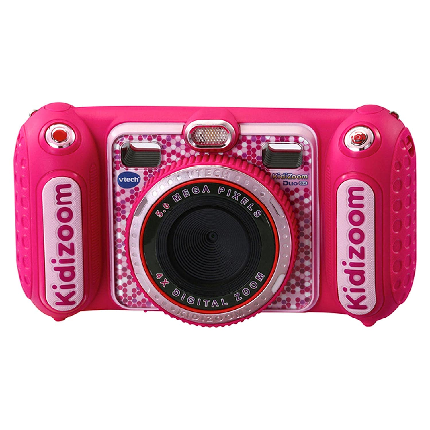 VTech - KidiZoom Duo DX - Fotocamera Giocattoli Digitale - Italiano Parlato - Rosa - Età: 4-10 Anni
