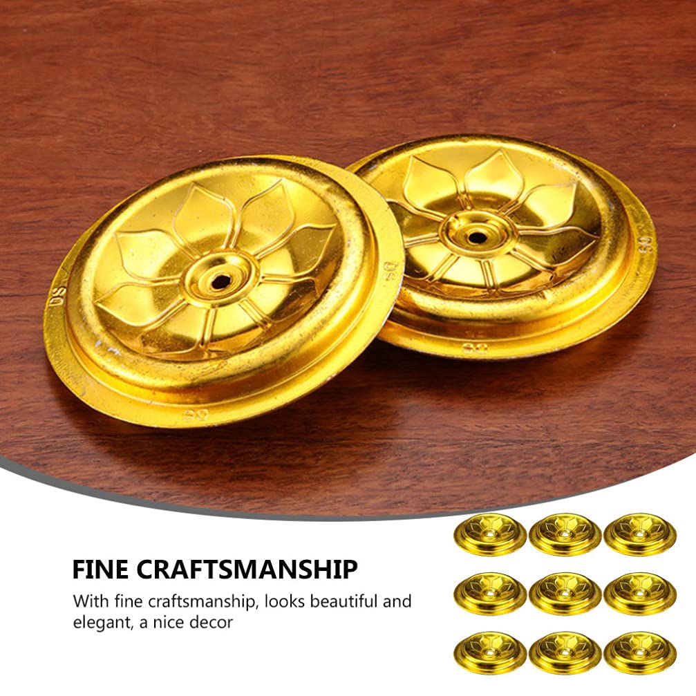 Lot De 5 Mèches Flottantes En Métal Pour Huile, Supports De