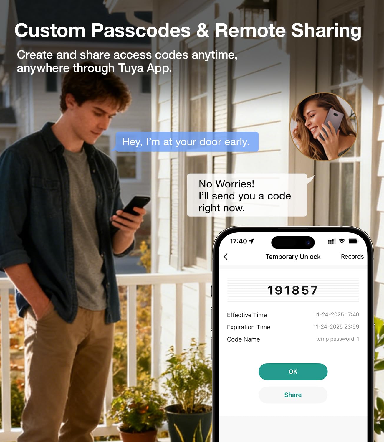 Smart Fingerprint Door Lock - Keyless Entry -7