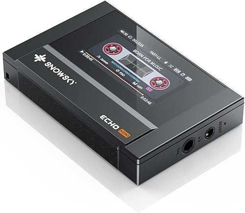 Miniatura 10 de SnowSky/FiiO Echo MINI HiFi Bluetooth Reproductor de MP3, 15 Horas de Reproducción, Control de Volumen Independiente con Salidas de Auriculares de