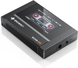 SnowSky/FiiO Echo MINI HiFi Bluetooth MP3 Player, 15Hours Playback, Independent Volume Control with 3.5mm/4.4mm Headphones Outputs (Black)