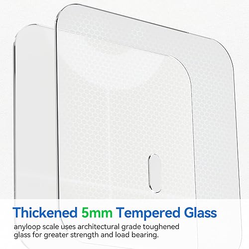 Miniatura 7 de Báscula inteligente para peso corporal y porcentaje de grasa, báscula de peso precisa, báscula de baño con pantalla LED grande, báscula de grasa