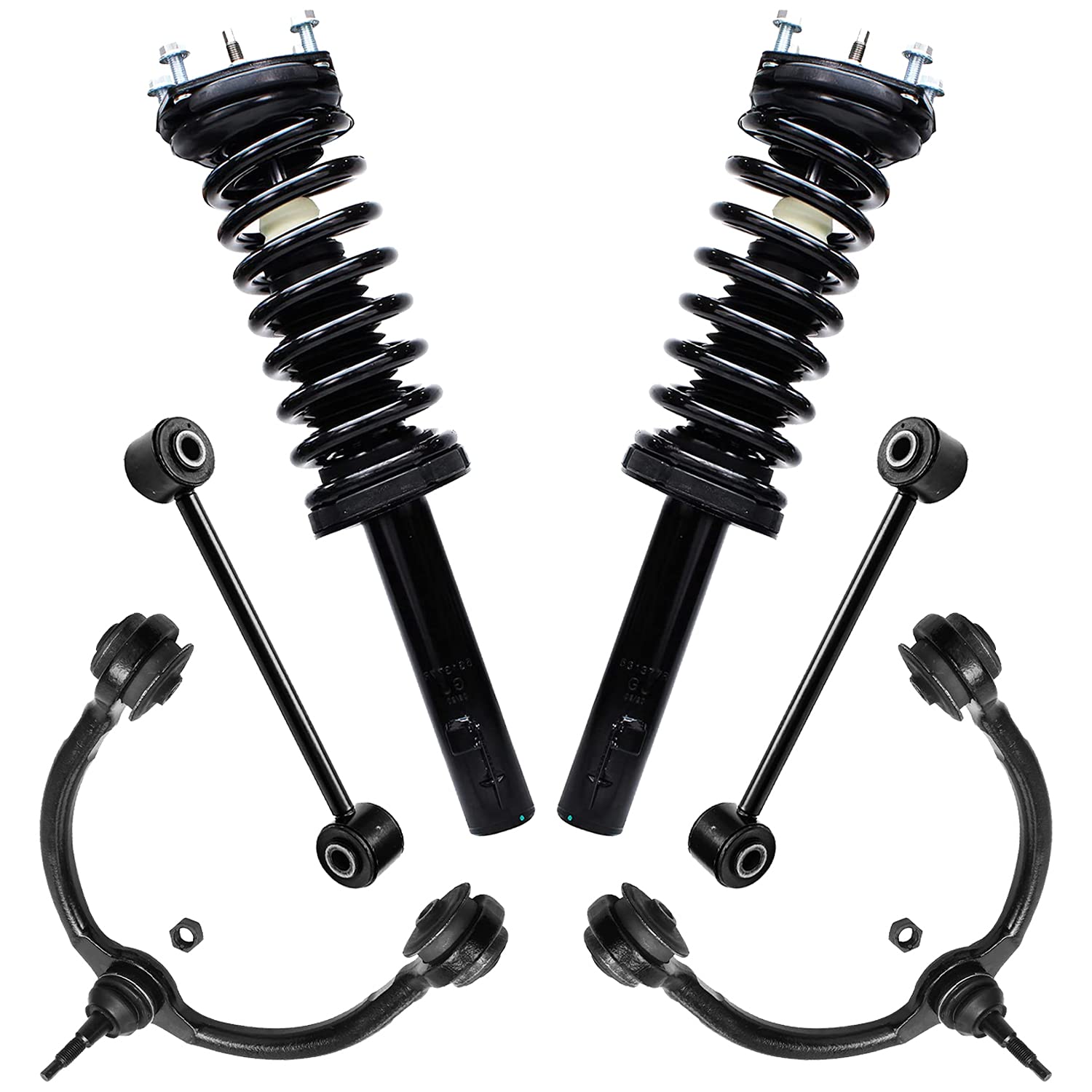 Detroit Axle - 6pc Front End Suspension Kit for 05-10 Jeep Grand Cherokee