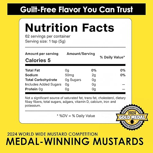 Miniatura 2 de Plochman's Mostaza mezclada de jalapeño, 11 onzas, condimento picante picante