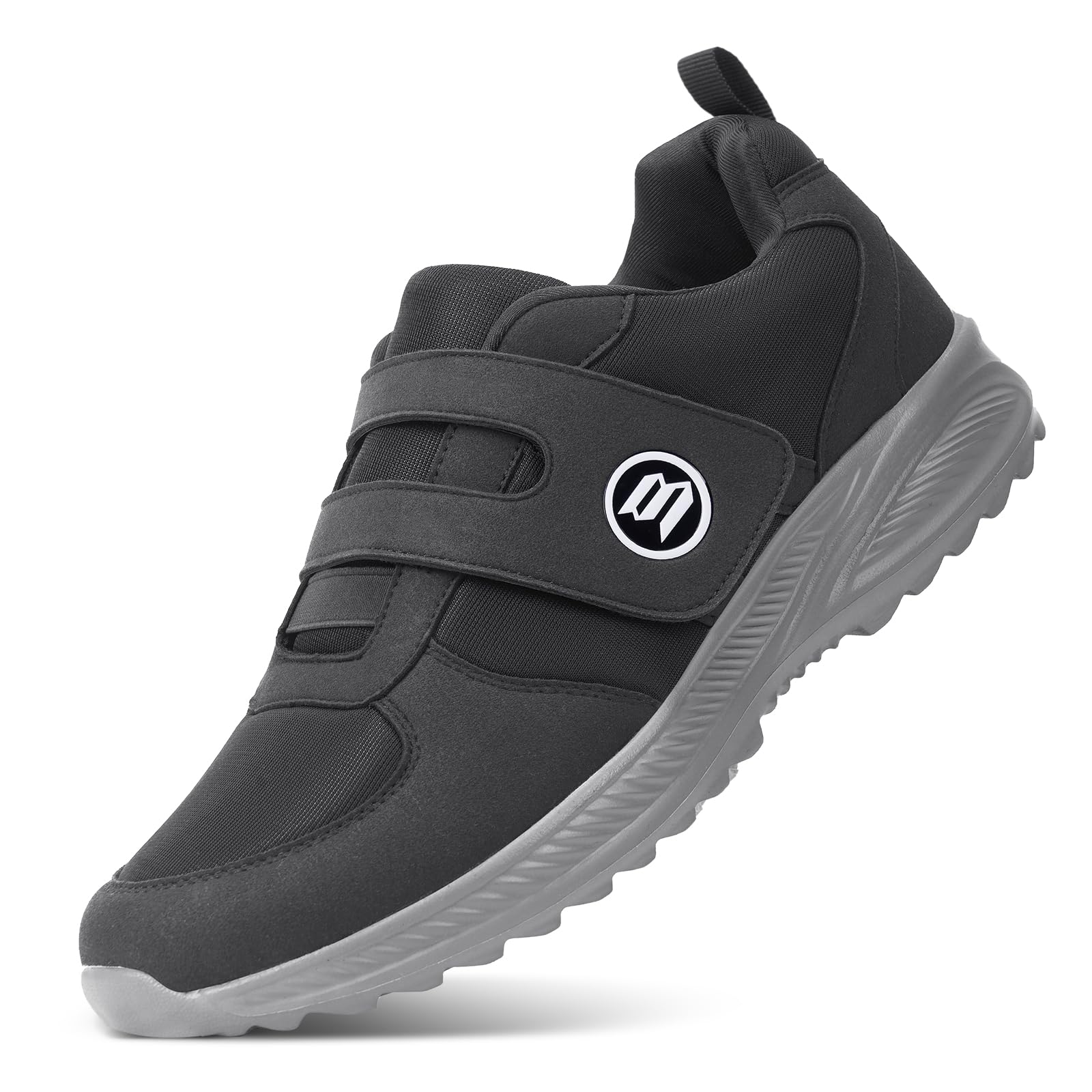 Bigzagger Diabetiker Schuhe Herren Damen Extra Weit mit Klettverschluss Orthopädische Schuhe mit Memory Foam Sohle Nahtloser Ultraleicht Gesundheitsschuhe für Geschwollene Füße