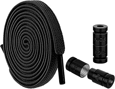 Amazon.com: Lazy Shoelaces Rope - No Tie Elastic Flat Shoelaces ...