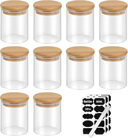 Portaconfetti barattolo in vetro chiusura ermetica capienza 80 ml - Living&Shop