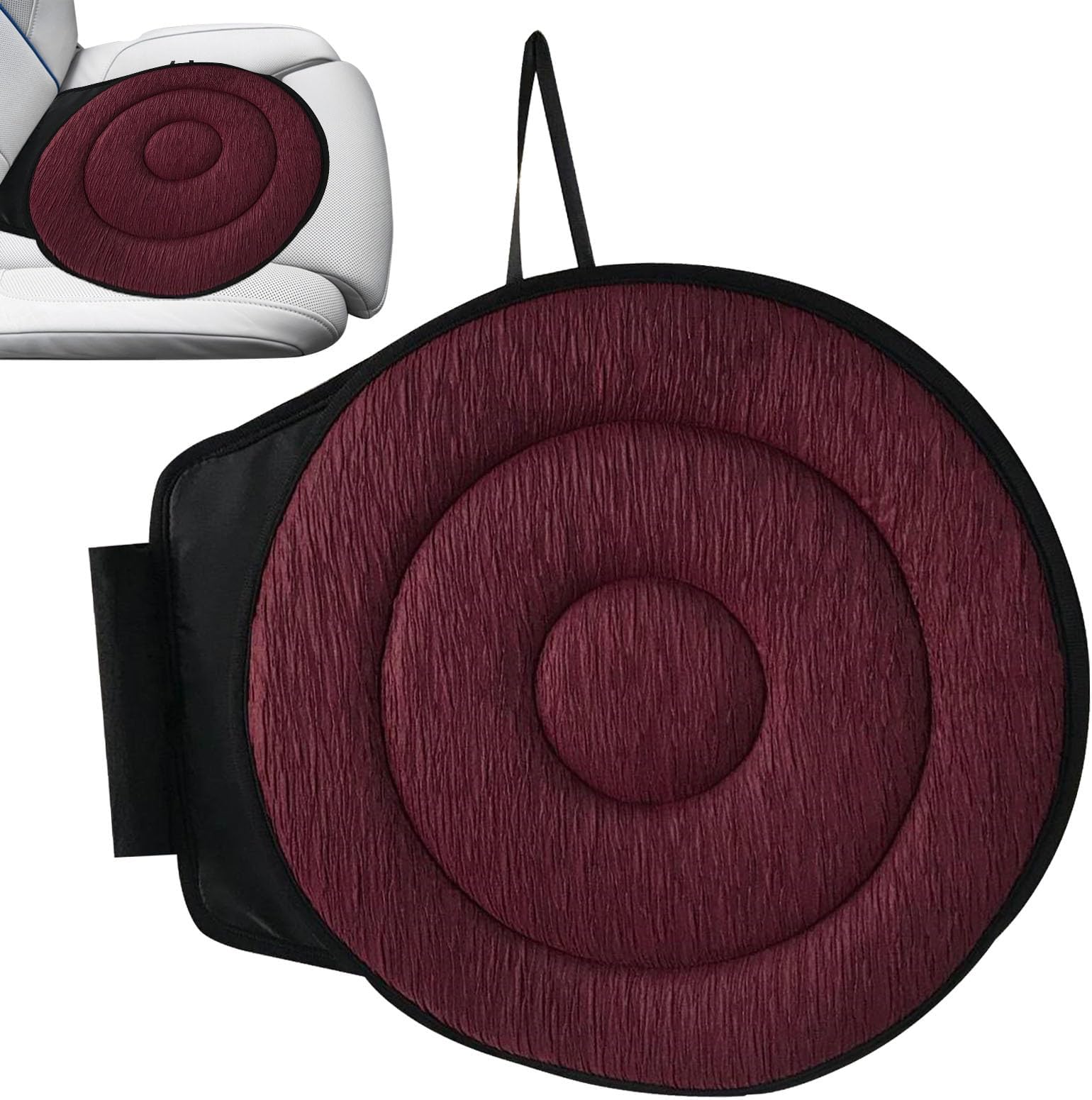 360° Rotating Swivel Chair Seat, Rotating Seat Cushion For Car, Breathable, Non-Slip, Portable Chair Assist For Elderly, Disc Pad, Reduce Hip And Back Strain
