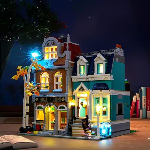 Miniatura 3 de LIGHTAILING Luz para Lego-10270 Creator Expert Bookshop - Kit de iluminación LED compatible con el modelo de bloques de construcción Lego - NO