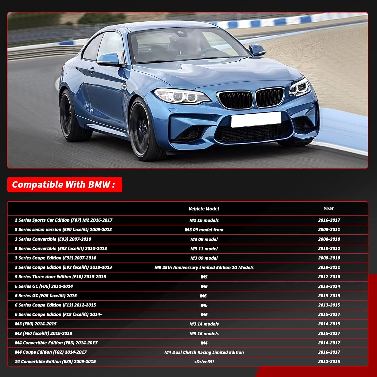 28107842385 Oil pan 3-piece set suitable 2007-2018 For BMW 3,5,6,M3,M4,Z4 series F87 E90 E93 E92 F10 F06 F13 F80 F83 F82 E89 Replacement # 28005B43141 28107842828 28107842840 28107850148