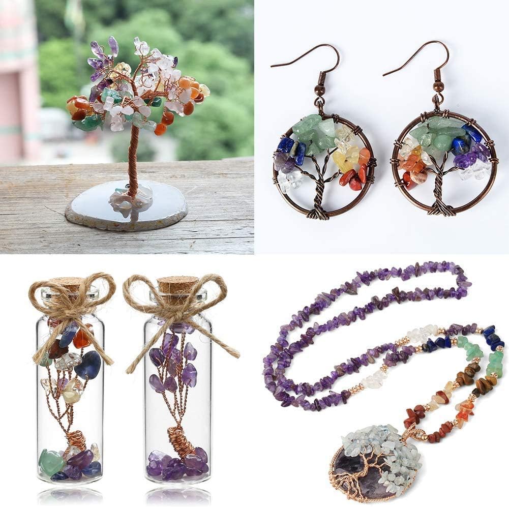 HAAMIIQII 5-8mm Natural Sunstone Chips Beads Irregular Chip Stone Genuine Real Freeform Loose Gemstone Beads for Jewelry Making Strand 32 Inch - Image 6