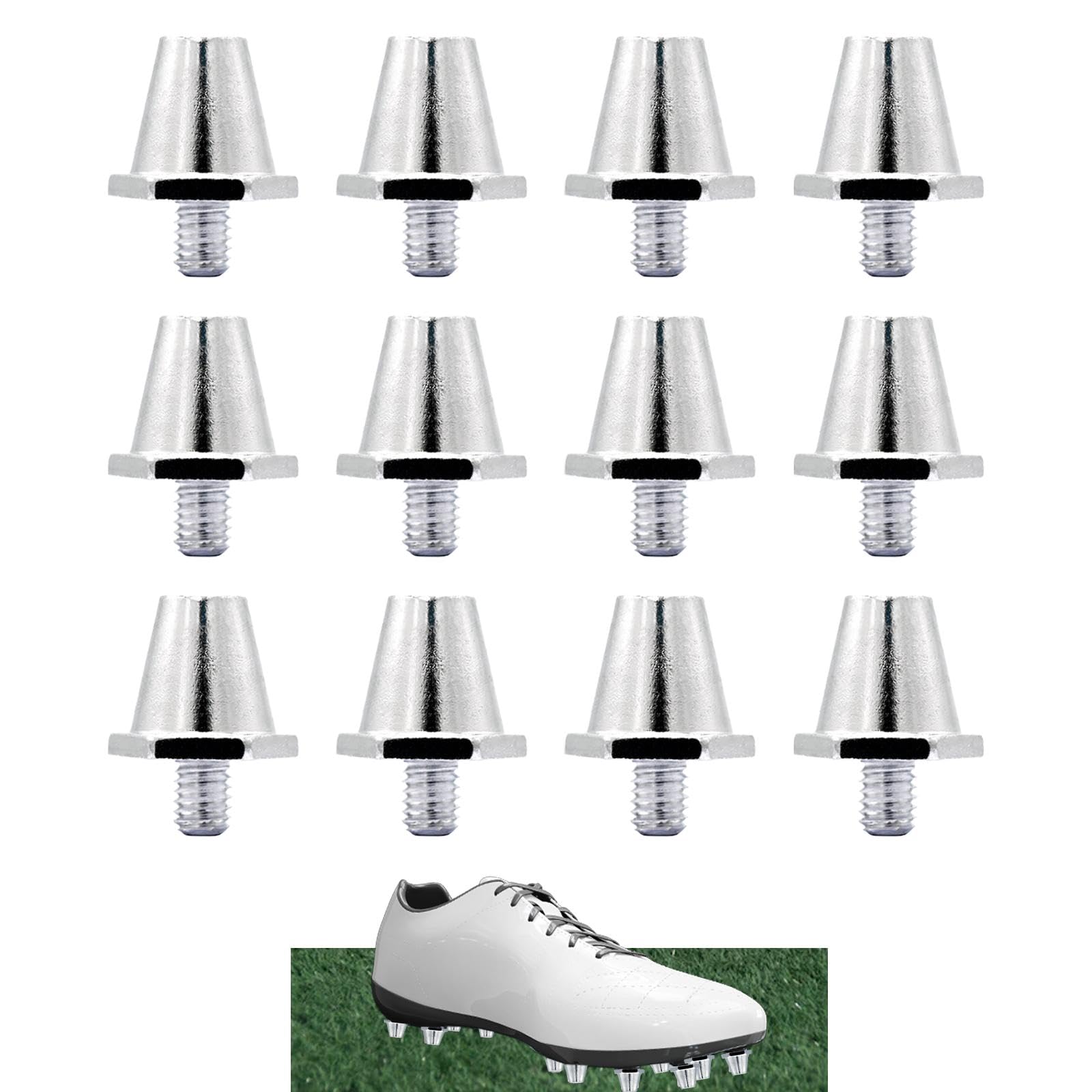 perfk 12 Pezzi di Tacchetti Da, Tacchetti Da, Scarpe, per Scarpe Da Calcio per Competizione, Sport Intermedi