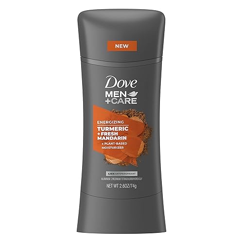 Dove Men+Care - Desodorante antitranspirante de cúrcuma y mandarina fresca, desodorante de inspiración natural para hombres, 2.6 onzas disponible en Yaxa Guatemala