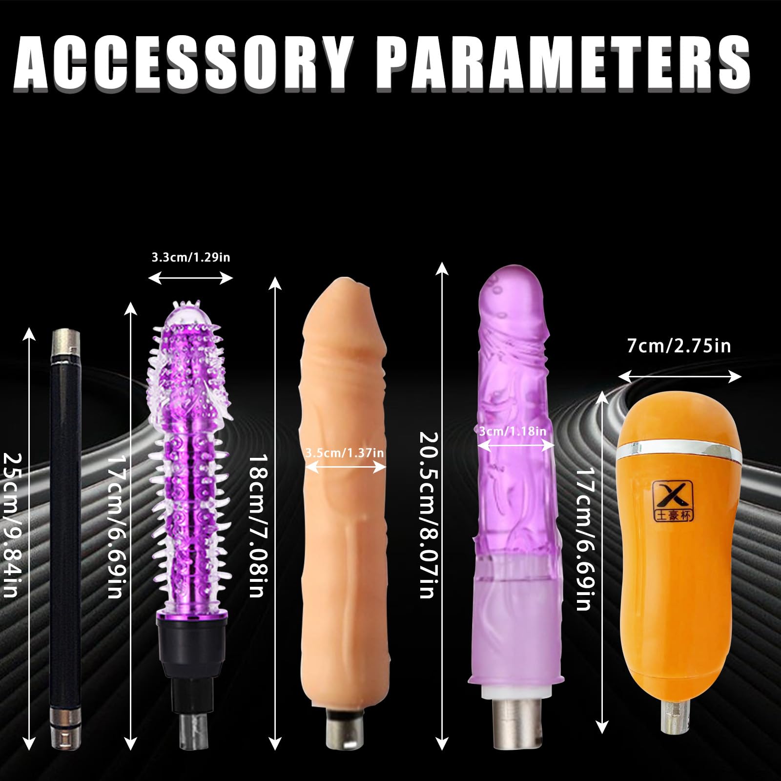 AMAZBEE Máquinas Sexuales con Consoladores Máquina de Follar Juguetes Sexuales Extremos para Hombres y Mujeres Velocidad Infinitamente Variable Máquinas y Aparatos Automáticos (Set 2)