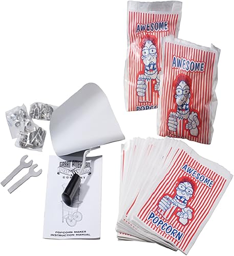 Miniatura 5 de Máquina de palomitas de maíz 6010 Roosevelt Top estilo antiguo de Great Northern 8onzas Popper Machine Rojo