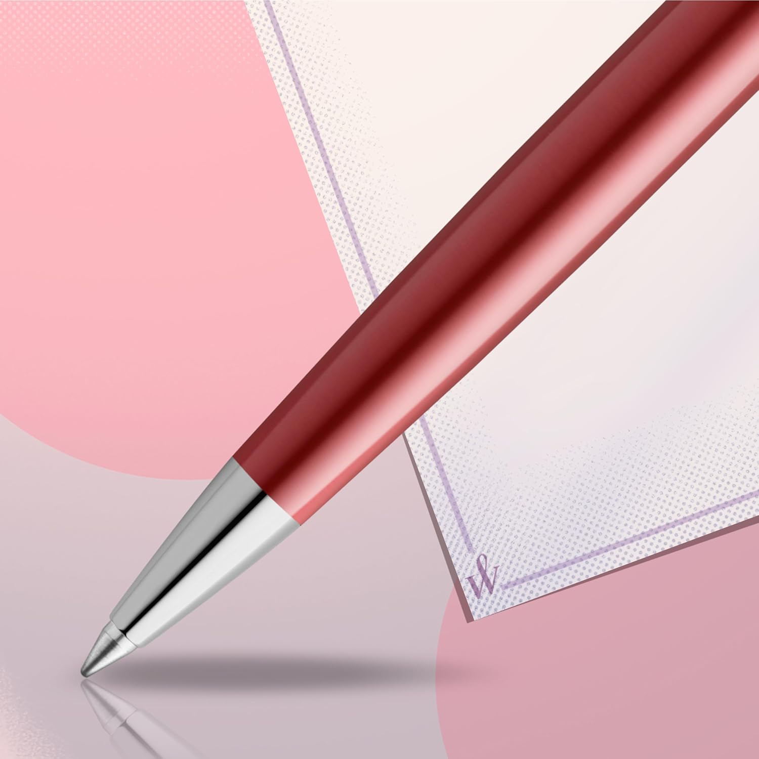 Waterman Ballpoint Pen, Hemisphere French Riviera Collection, Le Club Red, Medium Point