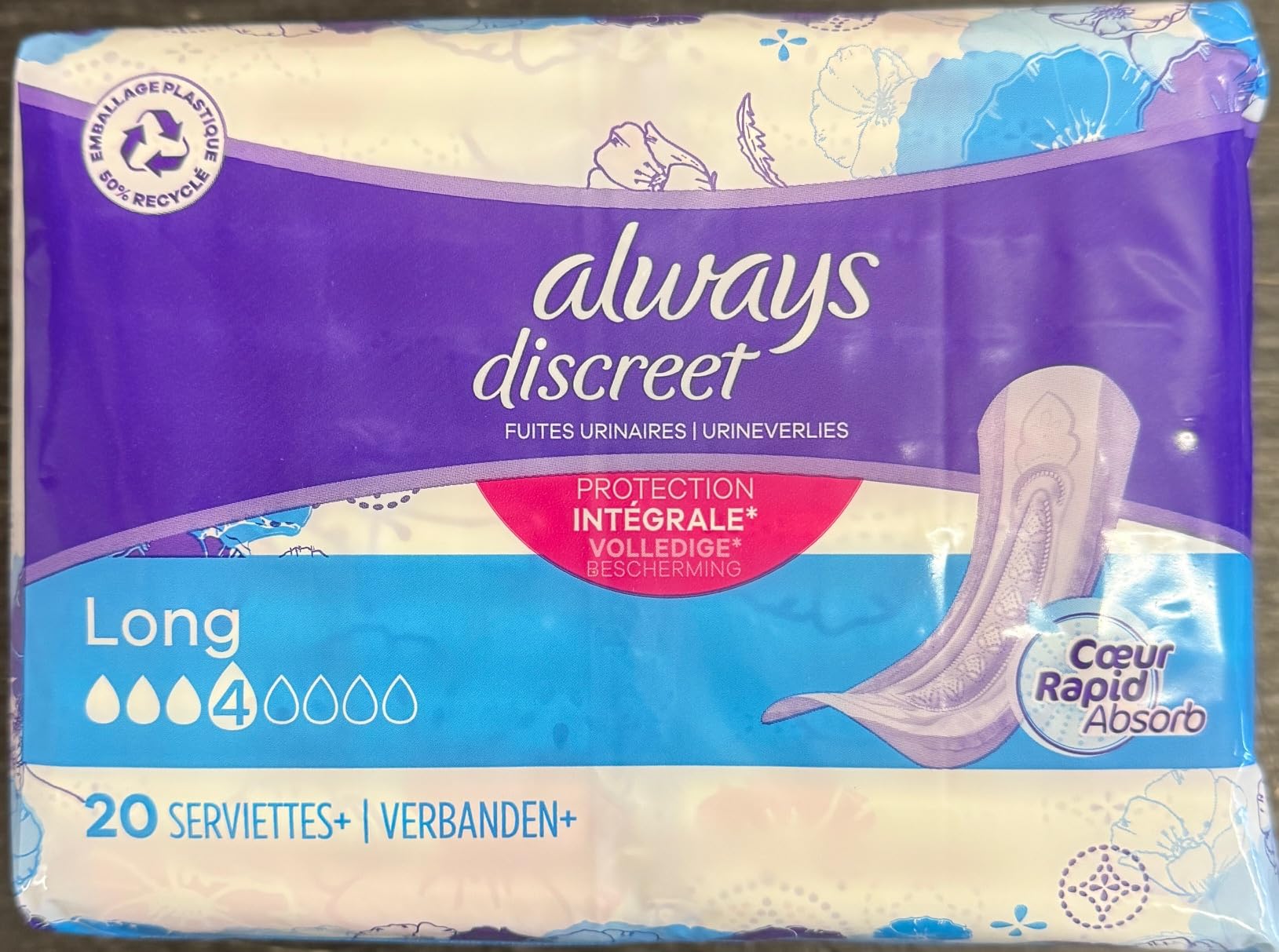 always Discreet Long Big Pack 20
