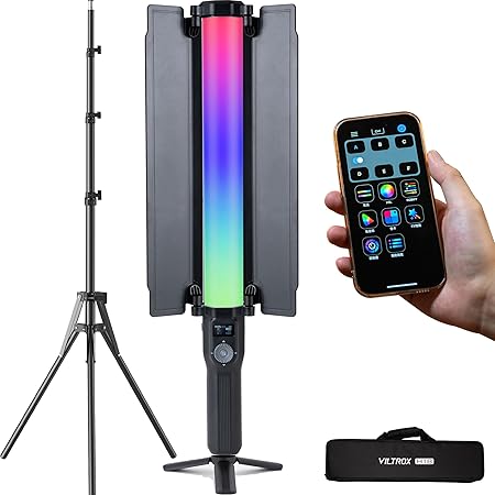 VILTROX 18W Video Light Wand Kits with 79