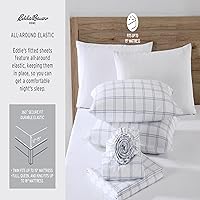 Vista 254 de Eddie Bauer - Full Sheets, Cotton Flannel Bedding Set, Brushed For Extra Softness, Cozy Home Decor (Dog Friends, Full)