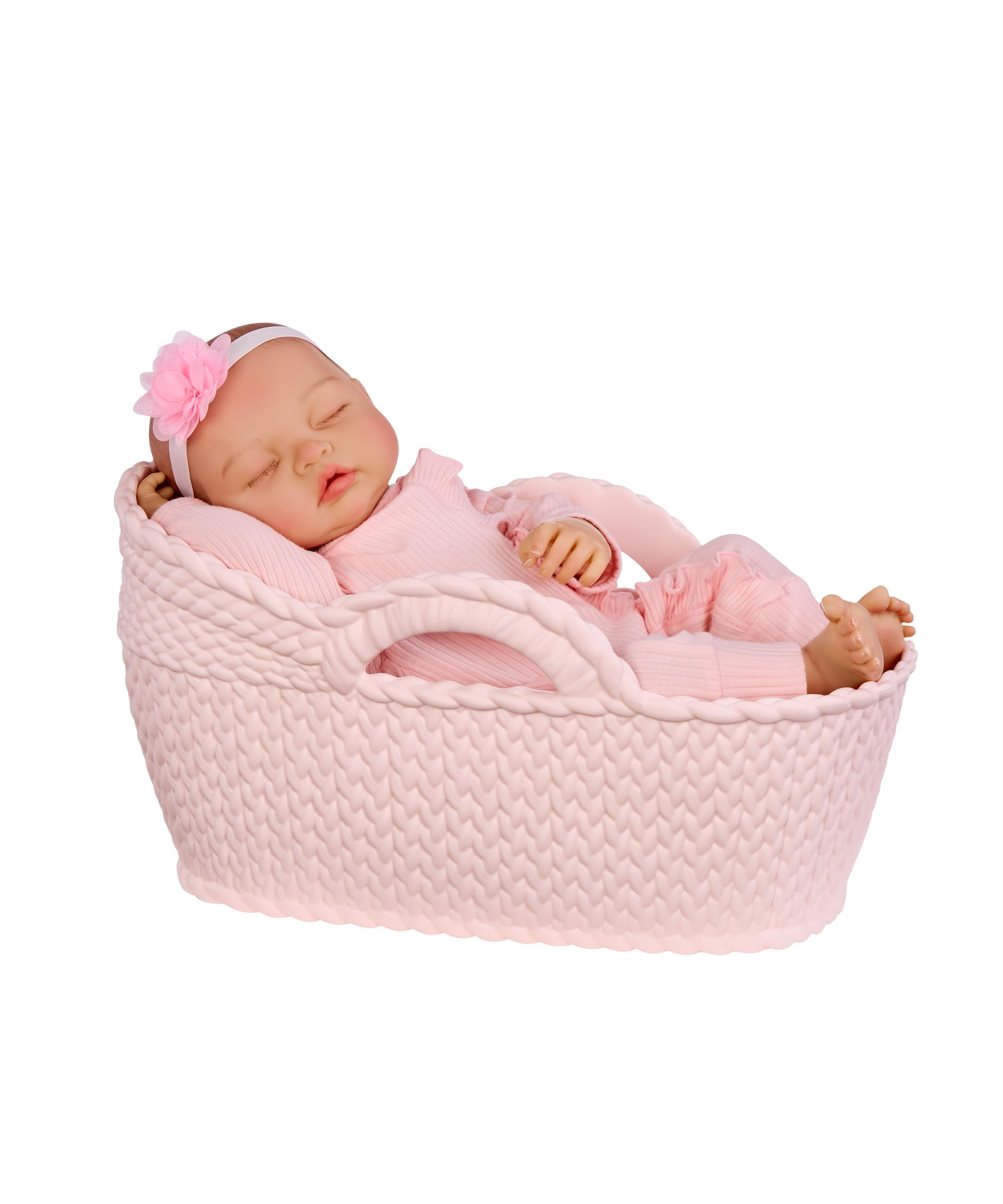 BABY born Real Realistic Reborn Baby Doll Girl - Fair, Closed Eyes, 43 cm