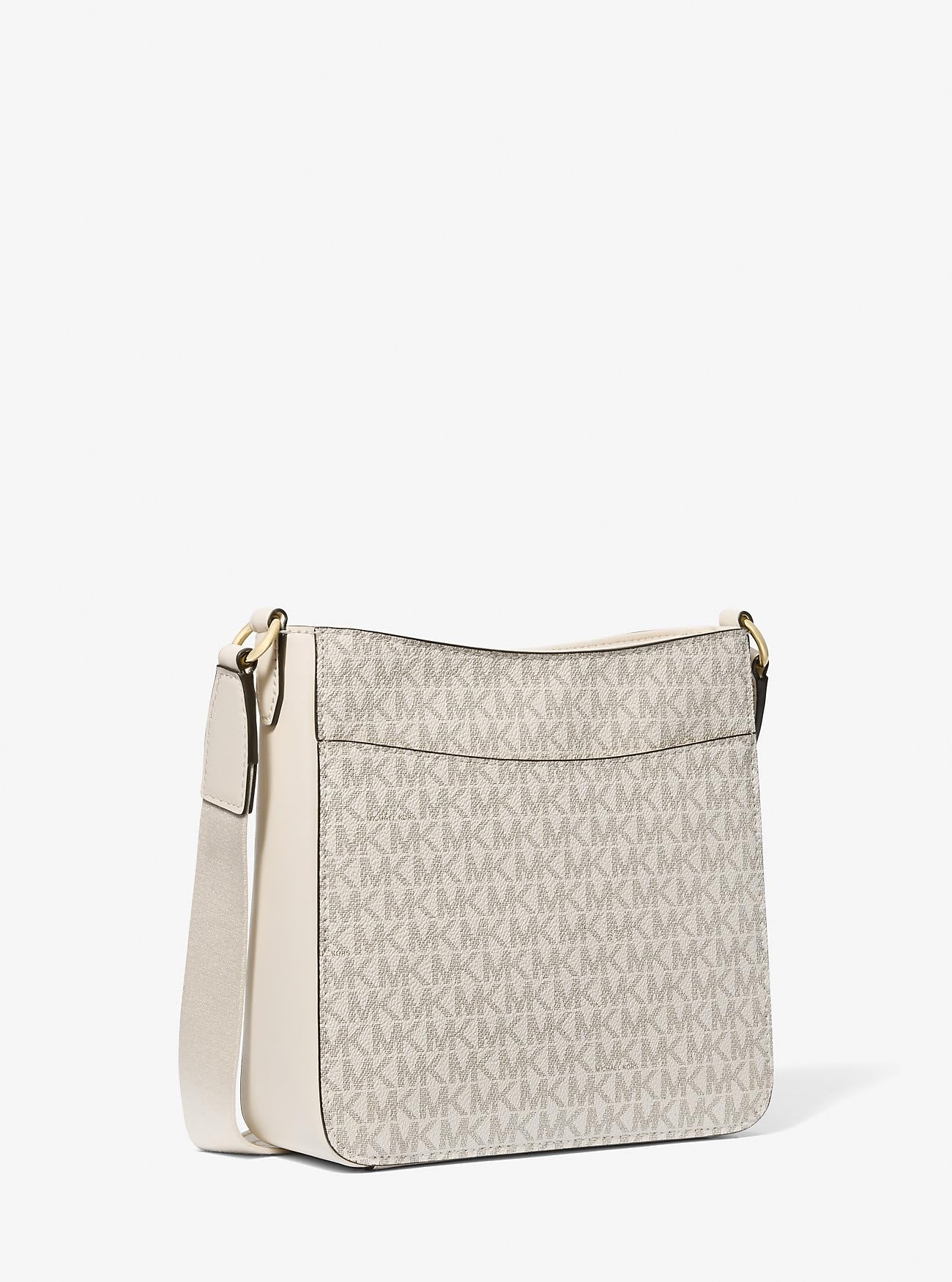 Michael Kors Jet Set Travel Borsa a tracolla piccola con logo, borsa messenger, vaniglia
