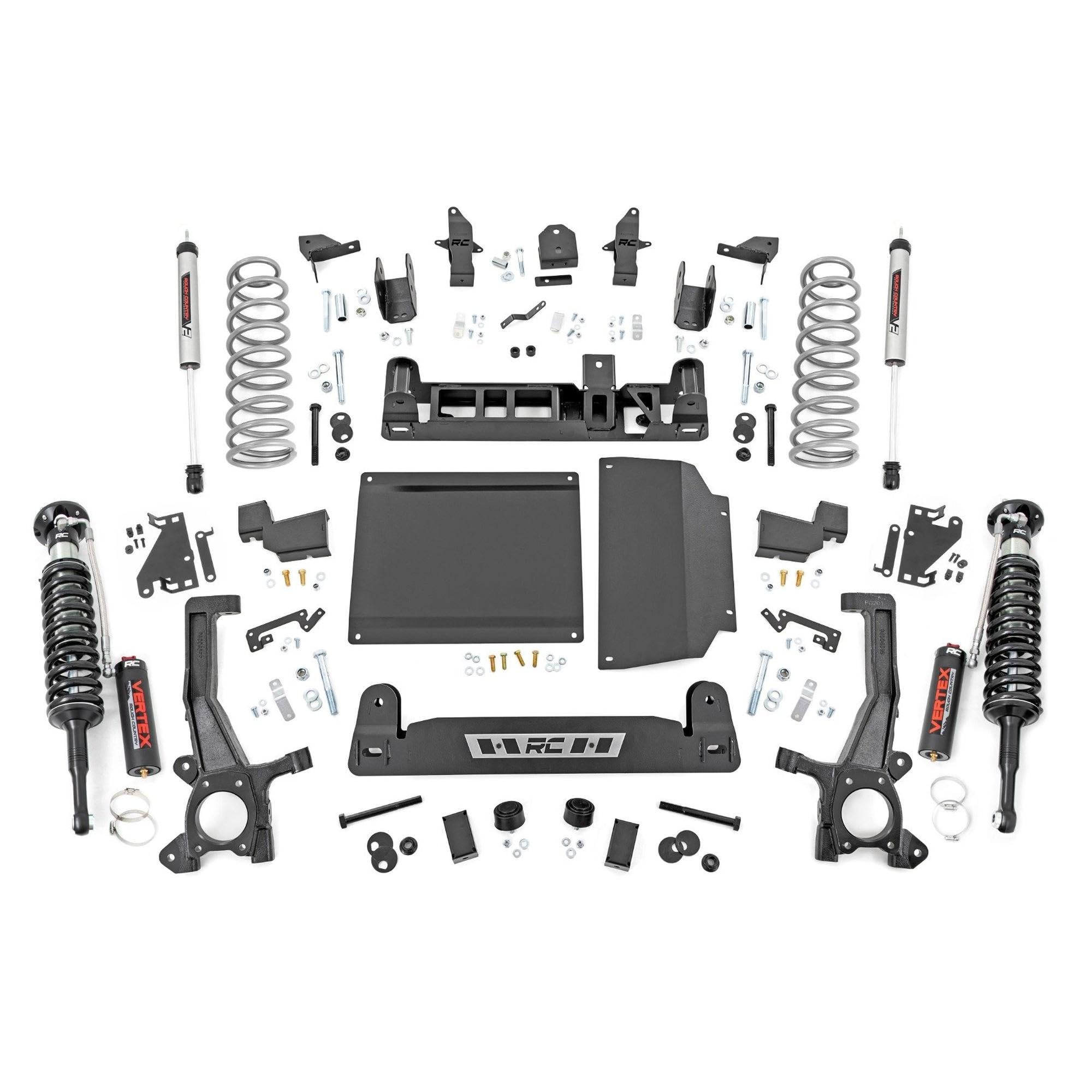 Photo 1 of **** AS IS ALL SALES FINAL NO RETURNS ****Rough Country 6" Vertex Suspension Lift Kit for Toyota Tundra (2022-2025) - Vertex Adjustable Coilovers, V2 Rear Shocks