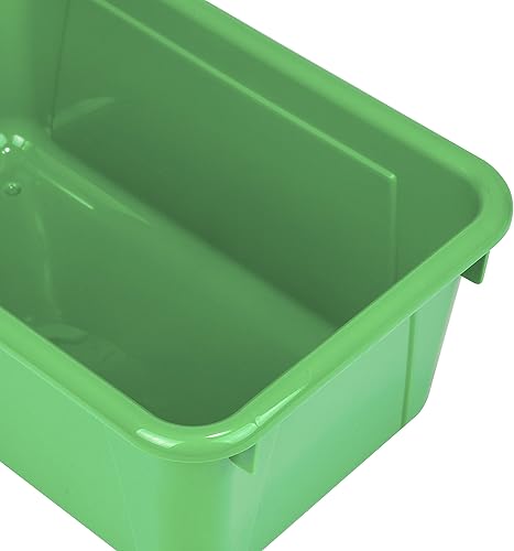 Miniatura 5 de Storex - Cubos pequeños de almacenamiento, paquete de 5, de 12.2 x 7.8 x 5.1 pulgadas, color verde, (62417U05C)