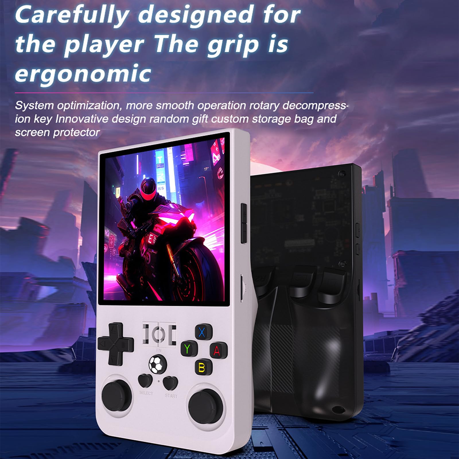 Amazon | R36MAX 64GB レトロゲームコンソール 18,000以上のゲーム 4