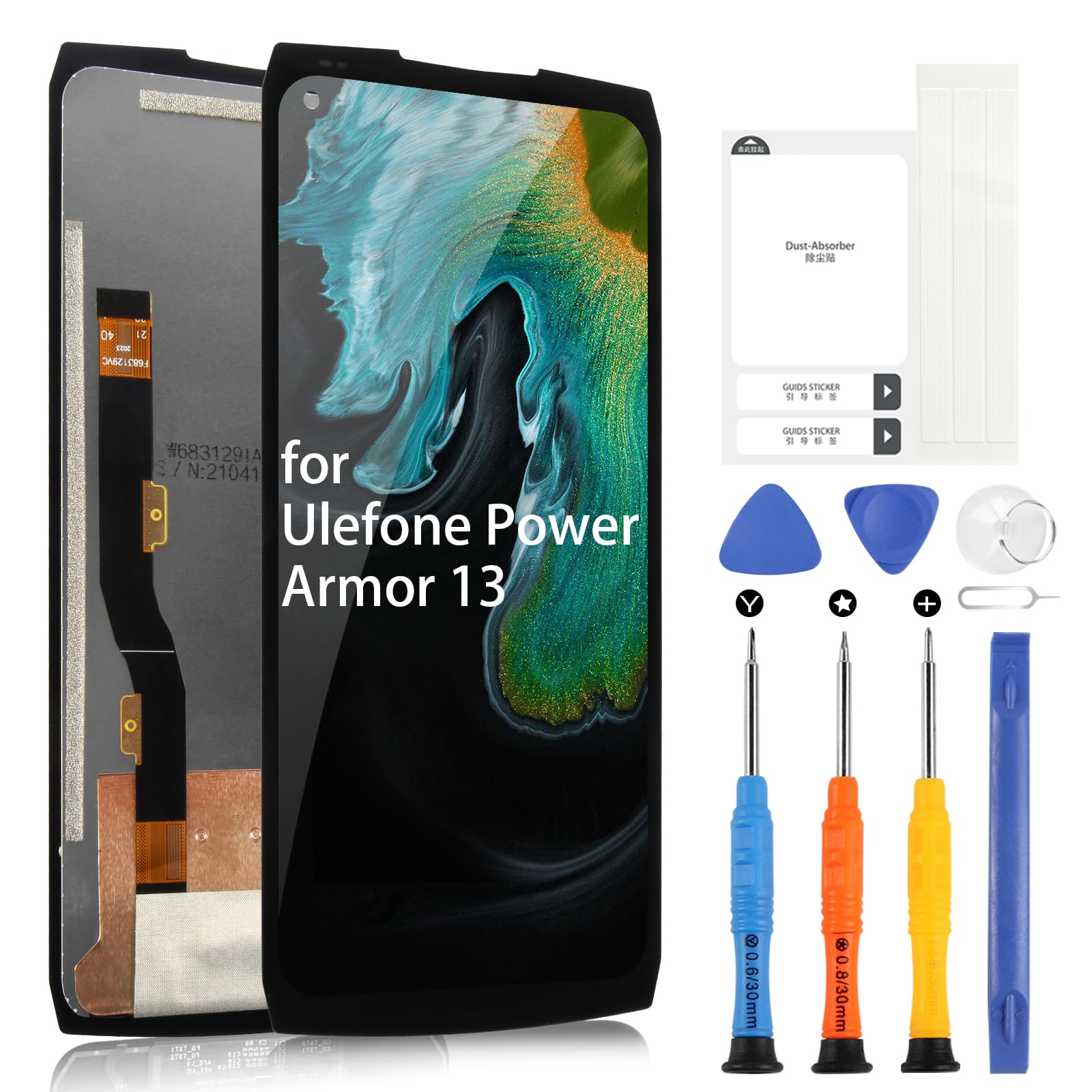 LCD Display Ersatz Für Ulefone Power Armor 13 – Inkl. Montagewerkzeug & Kleber, Reparatur-Set