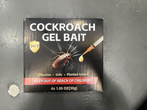 Miniatura 8 de Paquete de 4 cebos de gel grandes para cucarachas, cebo para cucarachas para cocina en el hogar, interiores, perfecto para áreas difíciles