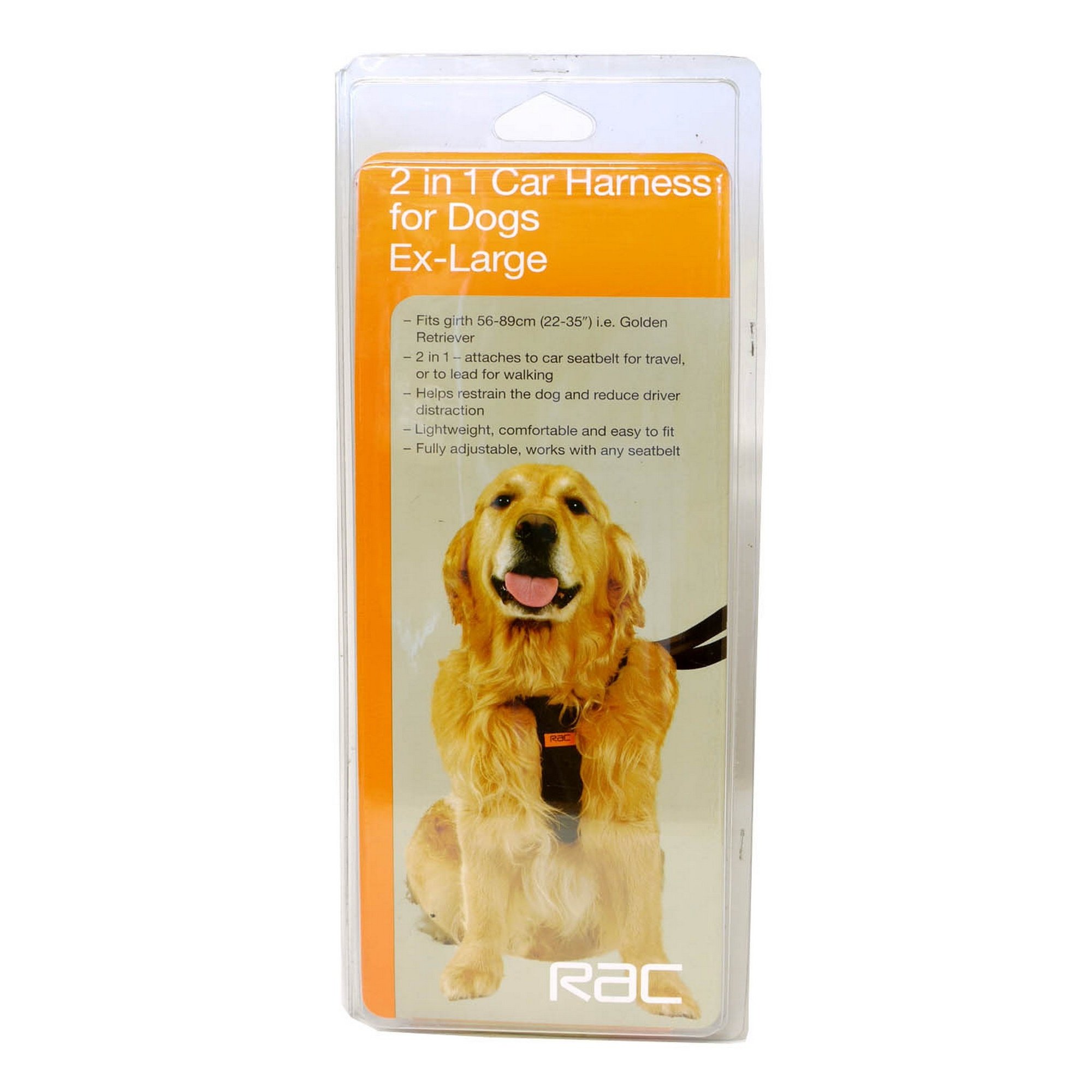 RAC Dog Car Harness, Jumbo