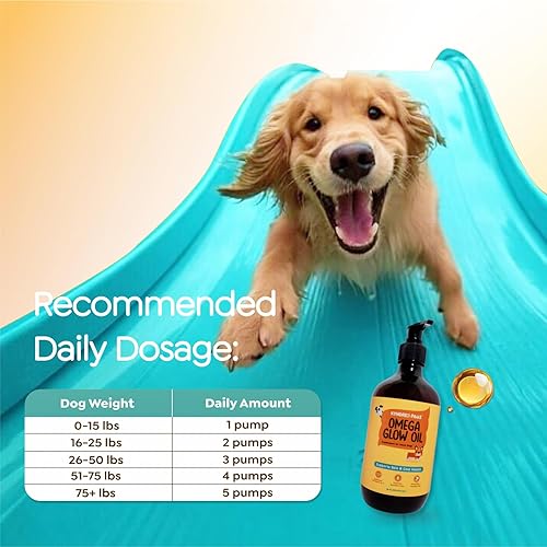 Miniatura 8 de Aceite Omega-3-6-9, sin sabor y sin olor a pescado, 16 onzas líquidas, aceite Omega para perros sensibles pequeños a grandes, ingredientes naturales